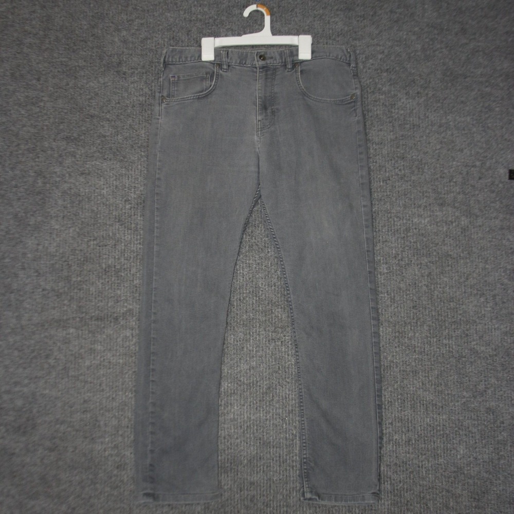 Patagonia Jeans Men 34 Straight Leg Workwear Organic Cotton Pants Gray
